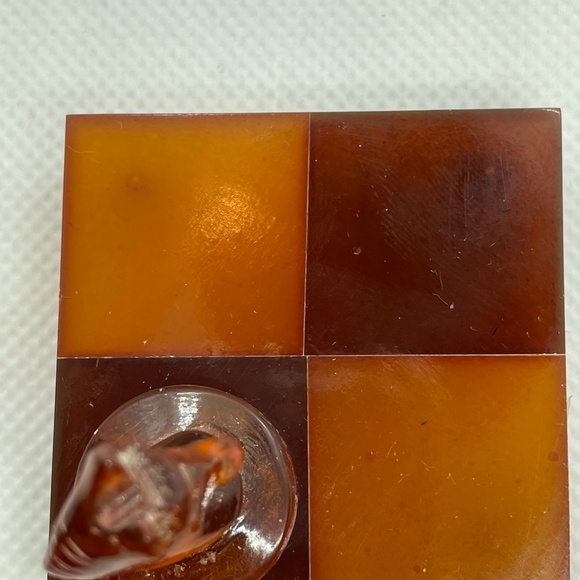 Vintage Baltic amber horse chess figurine USSR Soviet 1967 - Picture 5 of 6